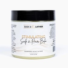 Stimulating Scalp Hair Balm Shea & Mango Butter Blend for Moisturizing Hair Care