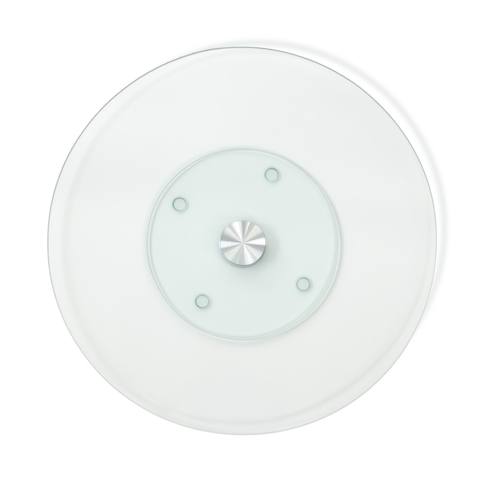 De Rotación Bandeja Plato Küchenplatte Placa de Vidrio Ø 32cm Cristal Esquisto