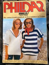 Phildar No. 44 58 Patterns Ladies & Men Knitting & Crochet Summer Tops, Sweaters