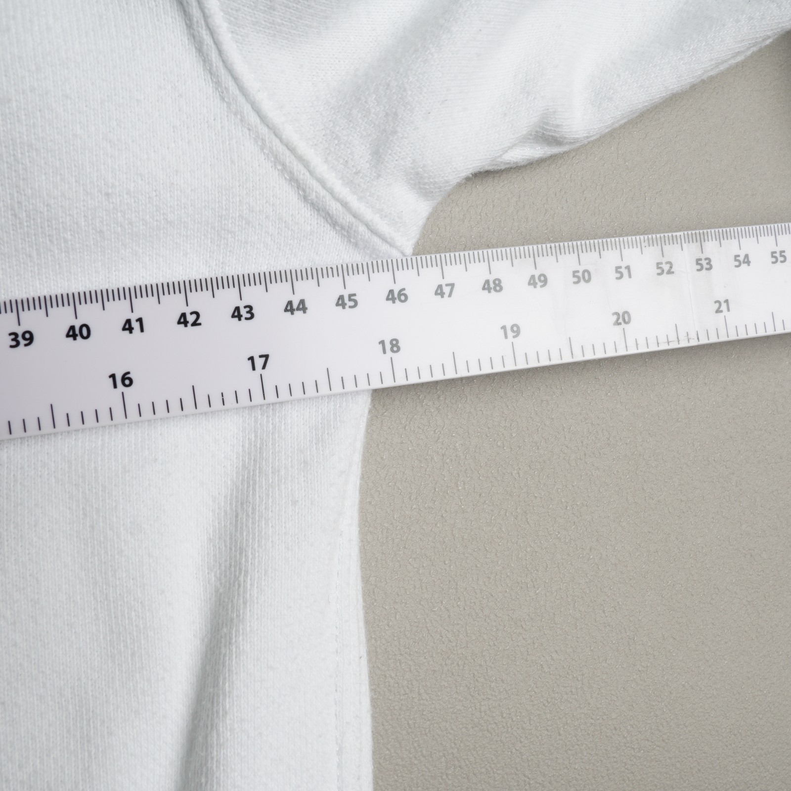 Polo Ralph Lauren felpa con cappuccio ragazzo 10 12 media bianca giacca zip intera grande bandiera pony