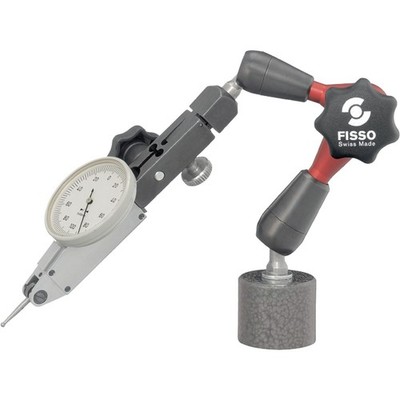 Magnetic Measuring Stand STRATO-LINE R. 130mm Overall H210mm Adhesive Force 300N FISSO Tripod