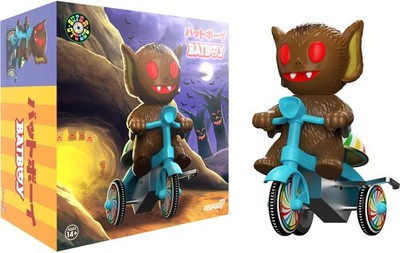 Super7 - Super Cycles - Bat Boy (Brown with Blue Trike) [New Toy] Action Figur