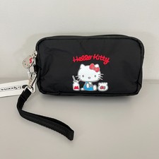 Lesportsac Large Hello Kitty 3zipper Wristlet Wallet NWT