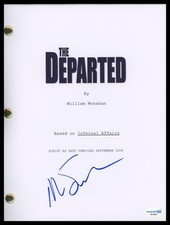 Martin Scorsese "The Departed" AUTOGRAPH Signed Complete Script Screenplay ACOA