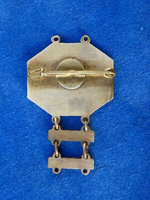 Broche Ancienne Cyclisme – Pin’s Club Français – Vintage Porté