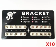 10 packs Dental Orthodontics Brackets Bracket Mini Roth 0.022" 345 Hooks