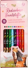 Die Spiegelburg Radierbare Buntstifte Pferdefreunde, 10 Stück