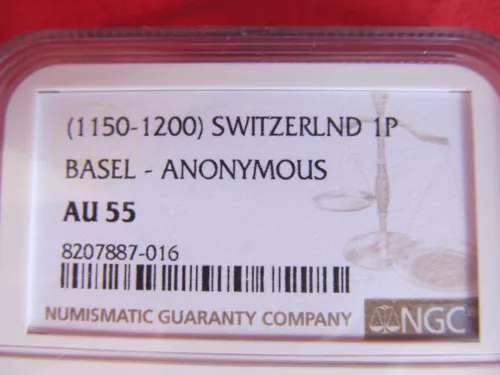 Switzerland Swiss Francs Franken  Deniers NGC  Medieval Crusades RARE RARE