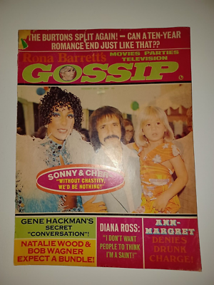 #ad Rona Barrett#x27;s Gossip Nov 1973 Cary Grant Ann Margret The Waltons Gene Hackman $24.99