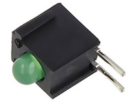 2X H130CGD-120 Led Im GehäUse GrüN 3 Mm Anz.Dioden: 1 20Ma Linse: Diffus 45° Biv