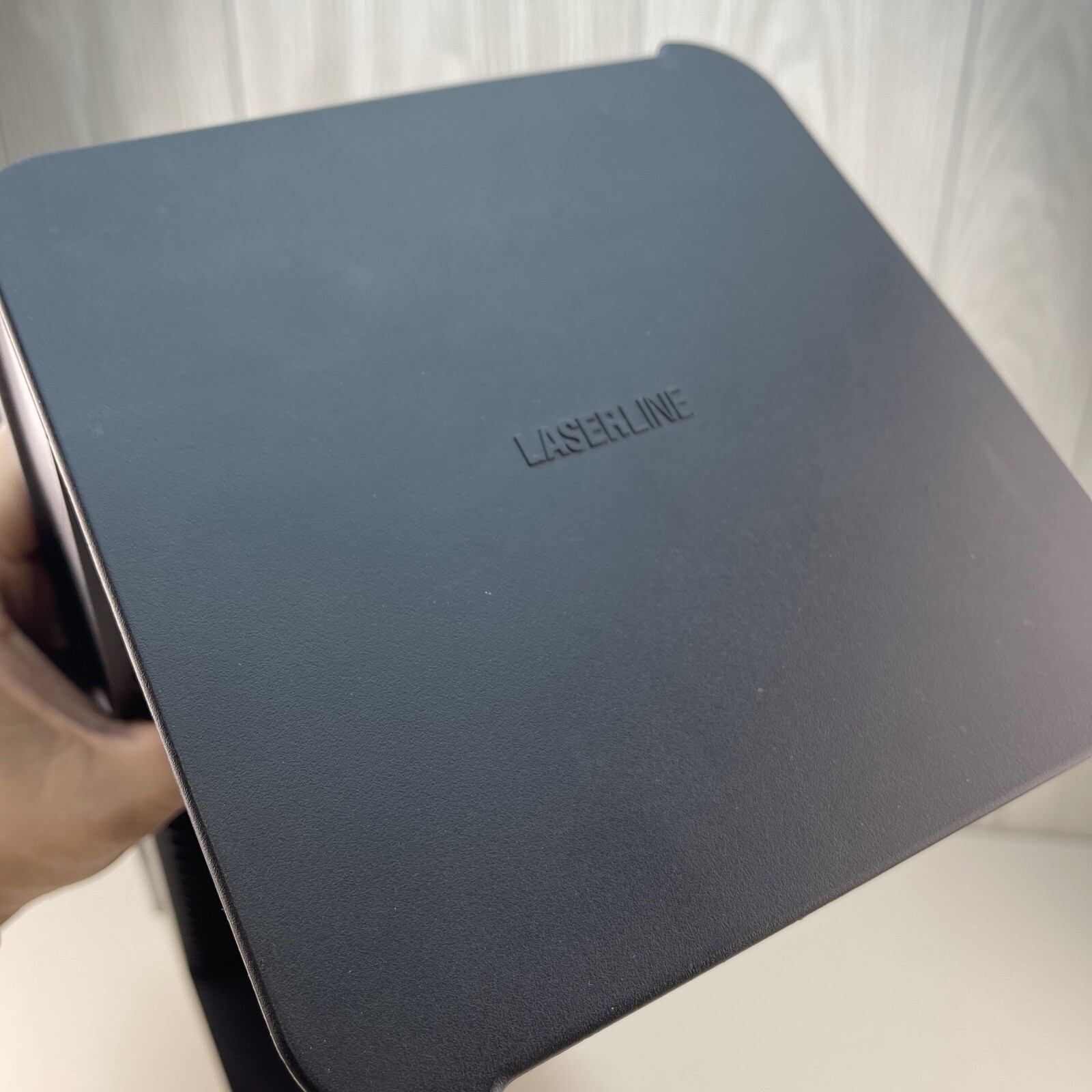 LASERLINE Cassette 100 Tape Storage Rack Carousel Rotating Tower Black eBay