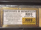 KISS END OF THE ROAD MSG Gold Ticket 24k Gold Plated 12/2/23 SOLD OUT LAST Show — photo 6
