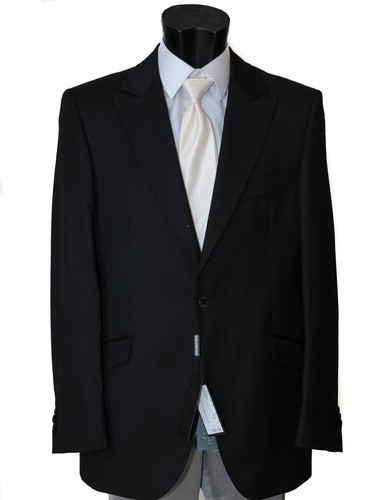 Abito Uomo Carlo Pignatelli Nero 1/2 tight Cerimonia Made in italy Sposo 46  | eBay