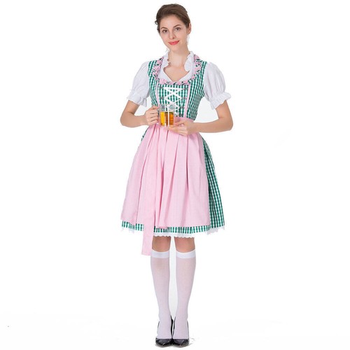 NEU Damen Dirndl Set Trachtenkleid Oktoberfest Festkleid Kleid - - Bild 14 von 31