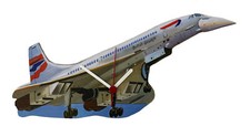 Concorde Clock Supersonic Airline Clock - Concorde Gift Concordes TS17-C