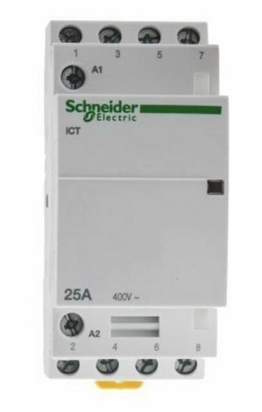 Schneider Electric Acti 9 ICT A9C20834 25a Amp Contactor 4 Pole for ...