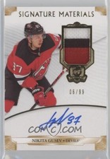 2019-20 UPPER DECK THE CUP SIGNATURE MATERIALS AUTO Nikita Gusev Auto /99 New