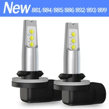 Pair 881 LED Fog Light Driving Bulbs 862 886 889 894 896 898 Xenon White 6000K