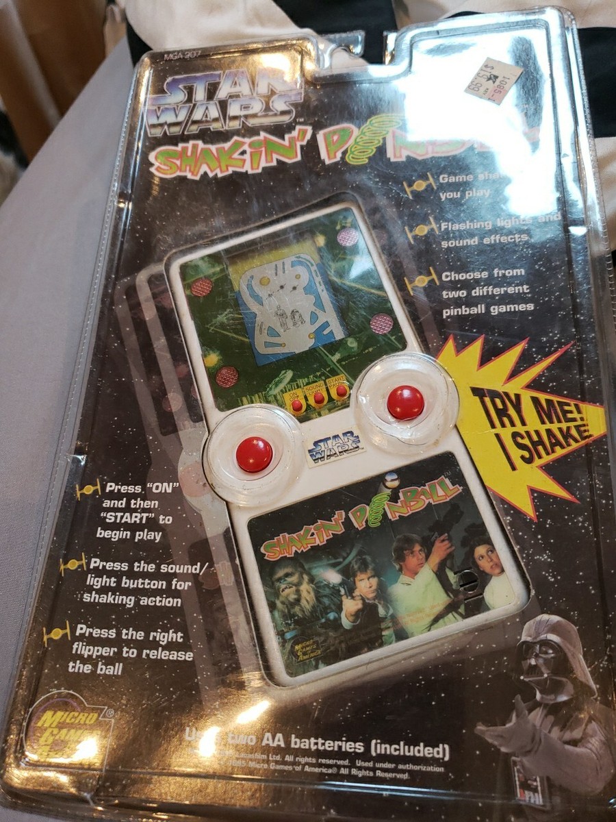 STAR WARS 1995 Shakin' Pinball Micro Games Electronic Handheld