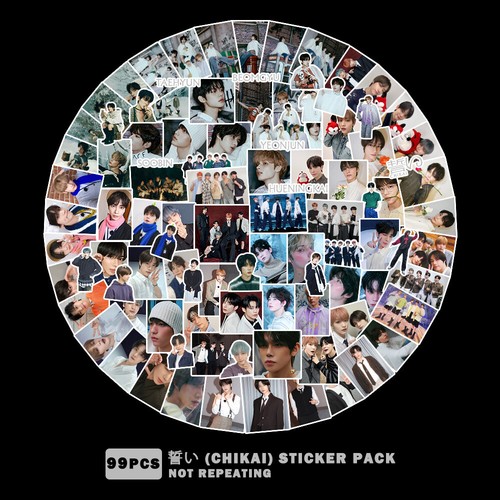 Pegatinas adhesivas para fotos Kpop EXO NCT127 Stray Kids ZB1 Seventeen hágalo usted mismo - Imagen 46 de 76