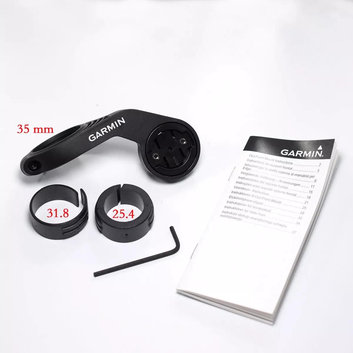 Garmin edge extended out front hotsell bike mount