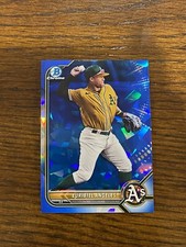 2022 Bowman Chrome Sapphire Euribiel Angeles #BCP225 Oakland Athletics
