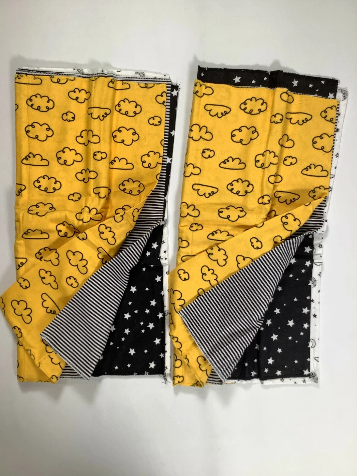 Gerber Baby Assorted Cloud Pattern Burp Cloths 8 Pack NEW!