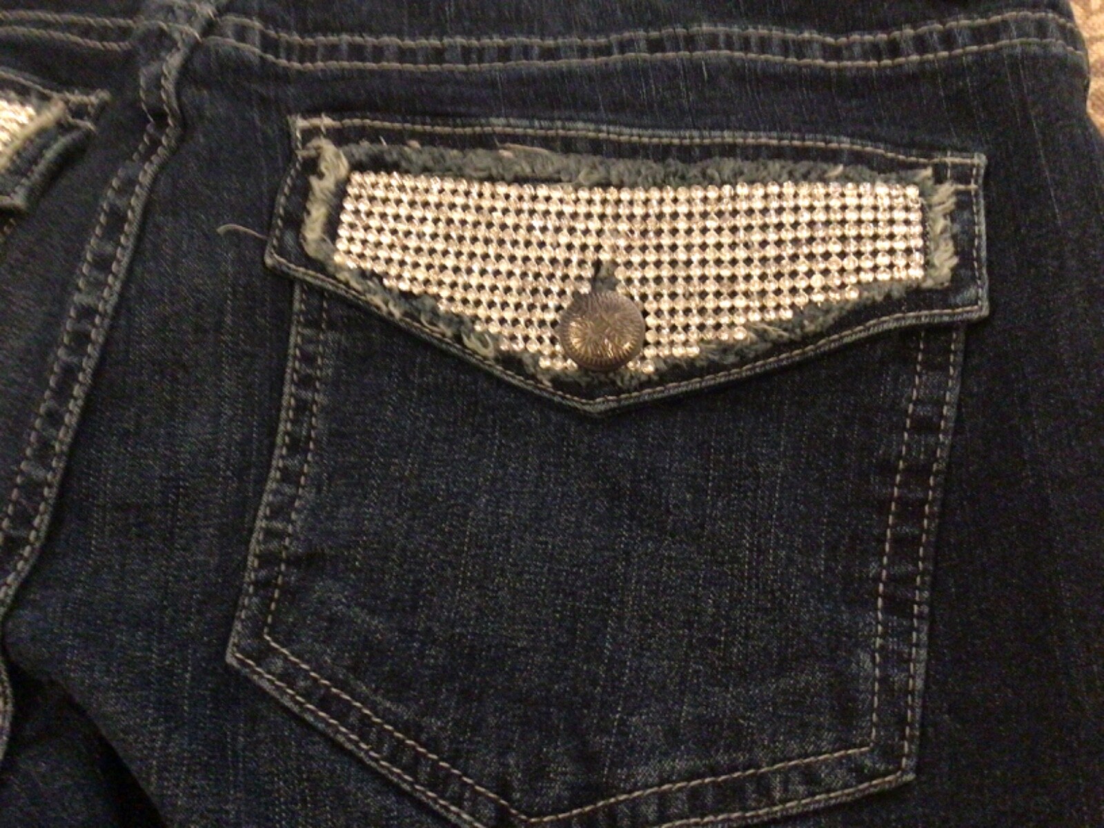 SLIGO Pewter Glitter Wax, Italian Waxed Denim