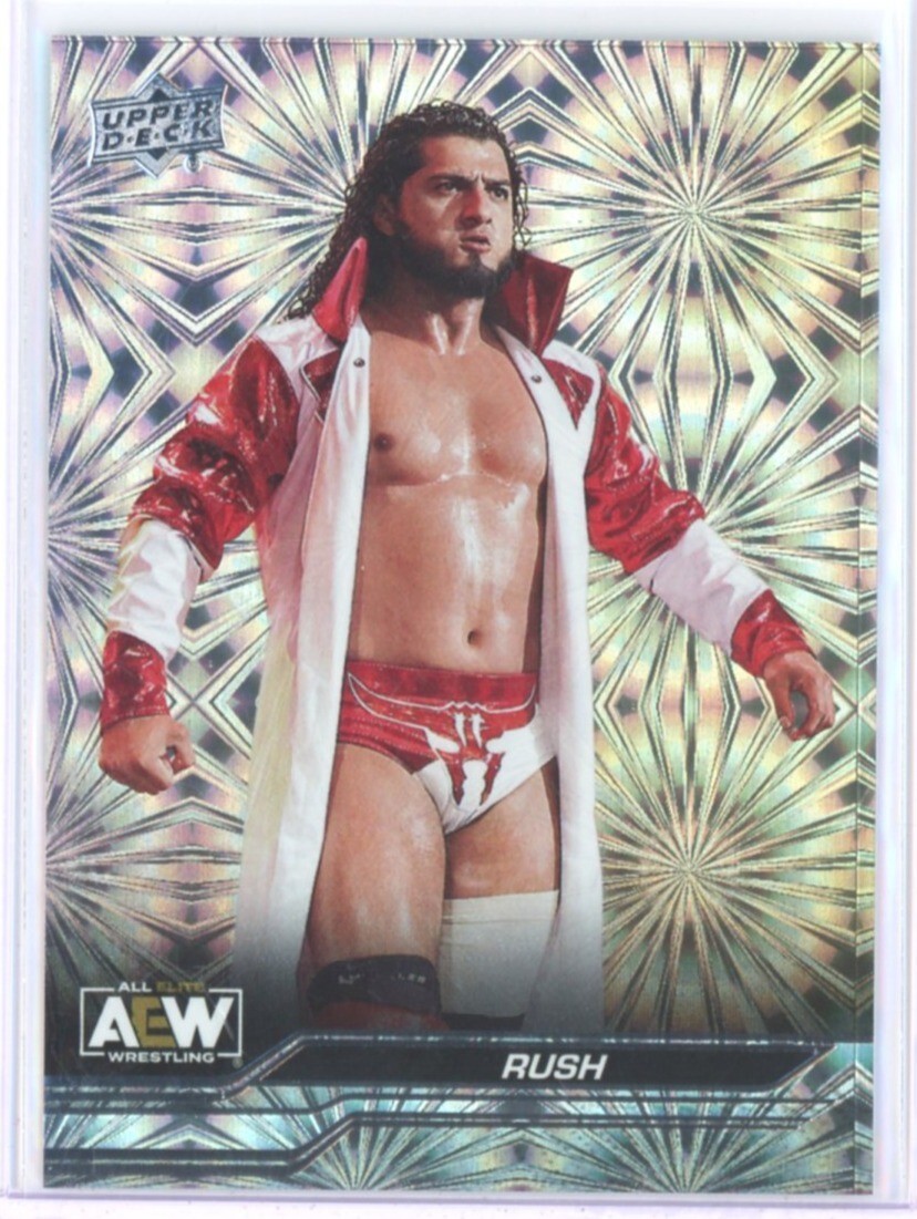 2024 RUSH UPPER DECK AEW WRESTLING PYRO PARALLEL!!