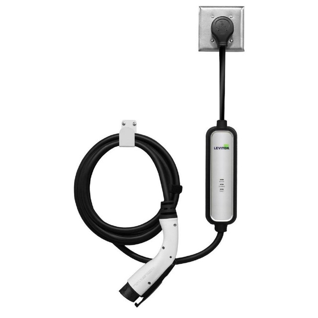 Leviton Evrgreen Mini Electric Vehicle Charging Station Level 2 Wall