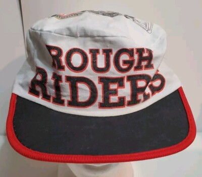 Vtg Ottawa Rough Riders Painters Cap Hat Miller Lite Rare Fits Like M/L