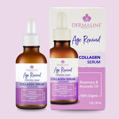 Dermaline Collagen Serum with Rosemary and Avocado Oil  1oz/30ml