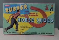 Vintage Schylling Rubber Horseshoes Indoor Outdoor Family Kids