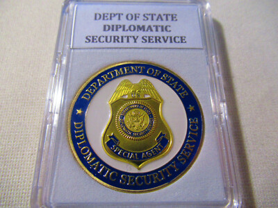 Department of State Diplomatic Security Service Challenge Coin 