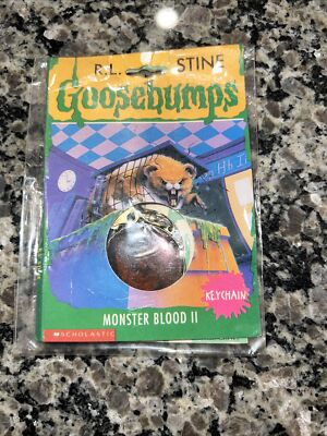 Vintage Goosebumps Monster Blood II (2) 3D Keychain - New and Sealed