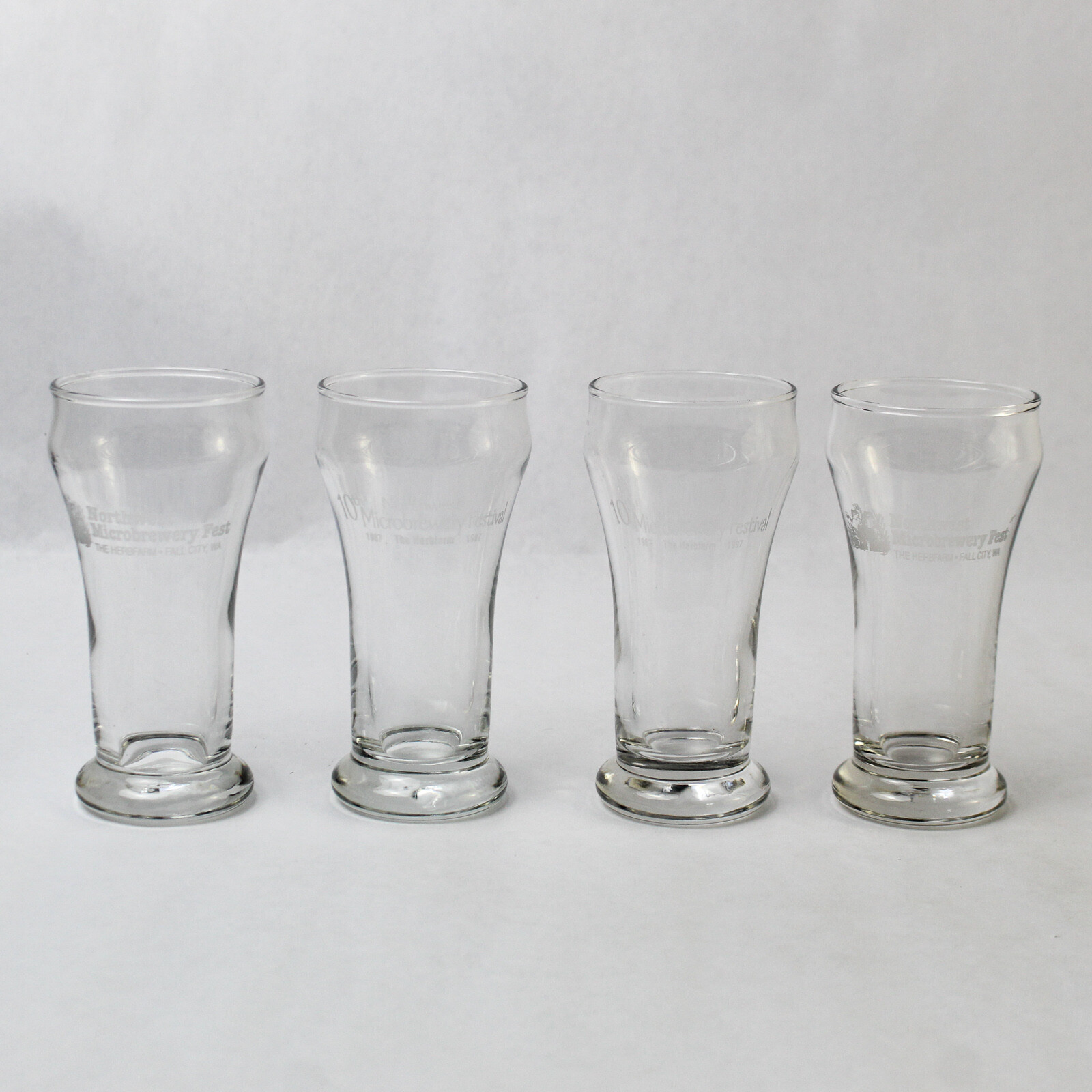 4 Northwest Microbrewery Festival Beer Tasting Glasses 5