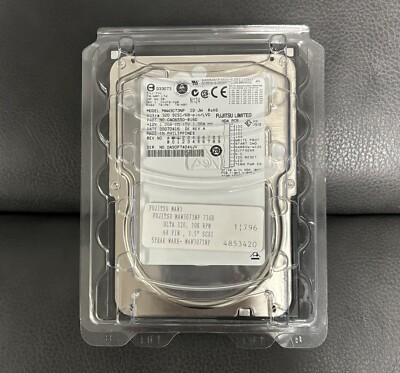 Fujitsu MAW3073NP 73G U320 10K RPM SCSI 68PIN Hard Disk NOS