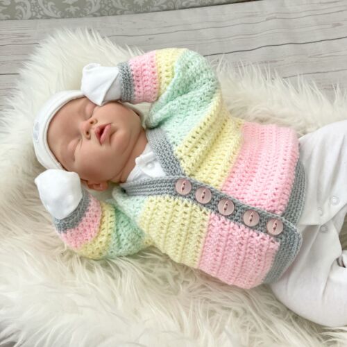 Cárdigan Patrón Crochet para Bebés - Bebé - 3 Tallas - CP497 - Imagen 5 de 9
