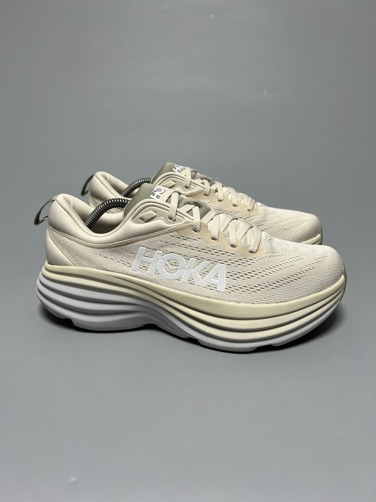 Scarpe da corsa uomo US 9D Hoka One One Bondi 8 palestra passeggio 1123202 OKB