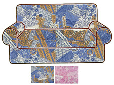 LINEA CAFFI. Copripoltrona o Copridivano 2 posti AZTECO in tessuto bielastico.