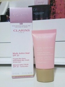 clarins multi active spf 20