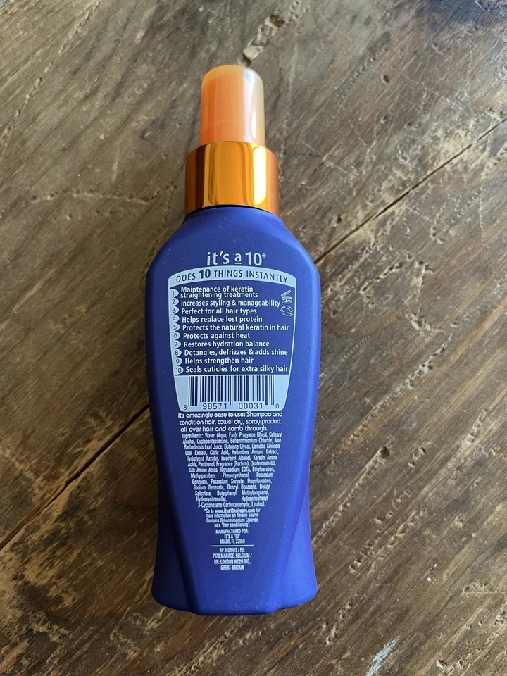 Its a 10 Haircare Miracle Leave-In Plus Keratin 4oz Conditioner *Brand New! - Image 4 of 4