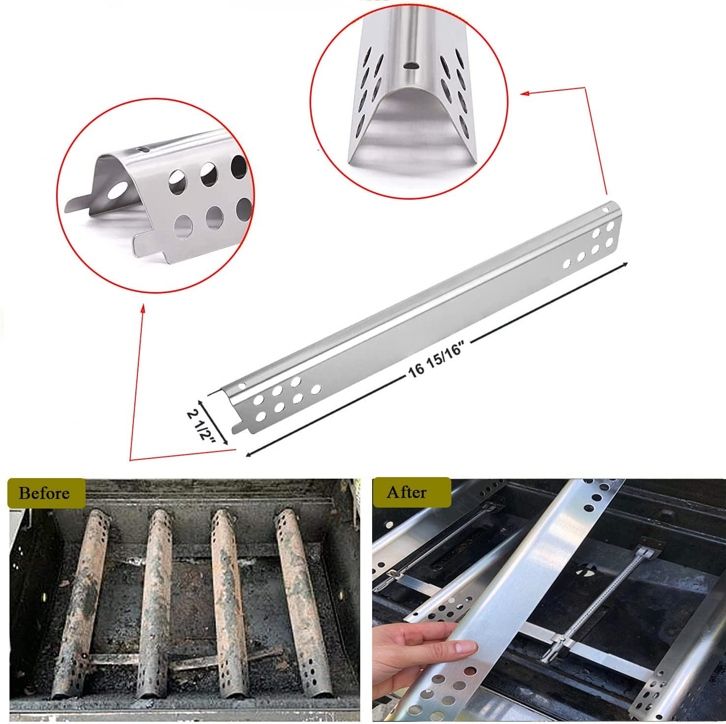 Grill Replacement Parts for Charbroil Performance 4 Burner 463342119, 463342118,