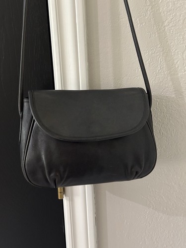 Bolso Bandolera Pequeño Vintage COACH CAFÉ Cuero Negro Hecho en EE. UU. Ligero - Imagen 13 de 23