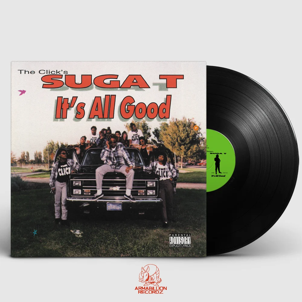 Suga T – It's All Good - ⚫️ Black LP Vinyl + Poster - Hand