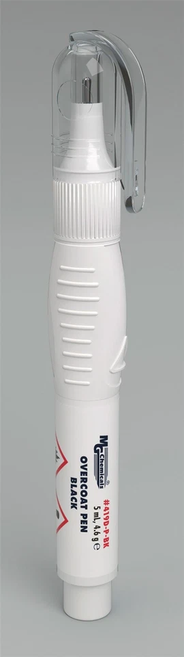 MG Chemicals Black Overcoat Protective Coating Pen 419D-P-BK