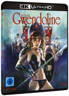 Just Jaeckin GWENDOLINE - 4K ULTRA HD - BLU-RAY + BLU-RAY Wendecover NEU 