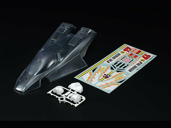 Tamiya 47469 1/10 RC Buggy Fire Dragon Clear Body Parts Set