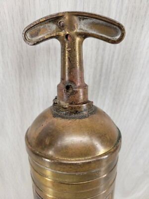 Vintage Pyrene Brass Fire Extinguisher (empty) | eBay