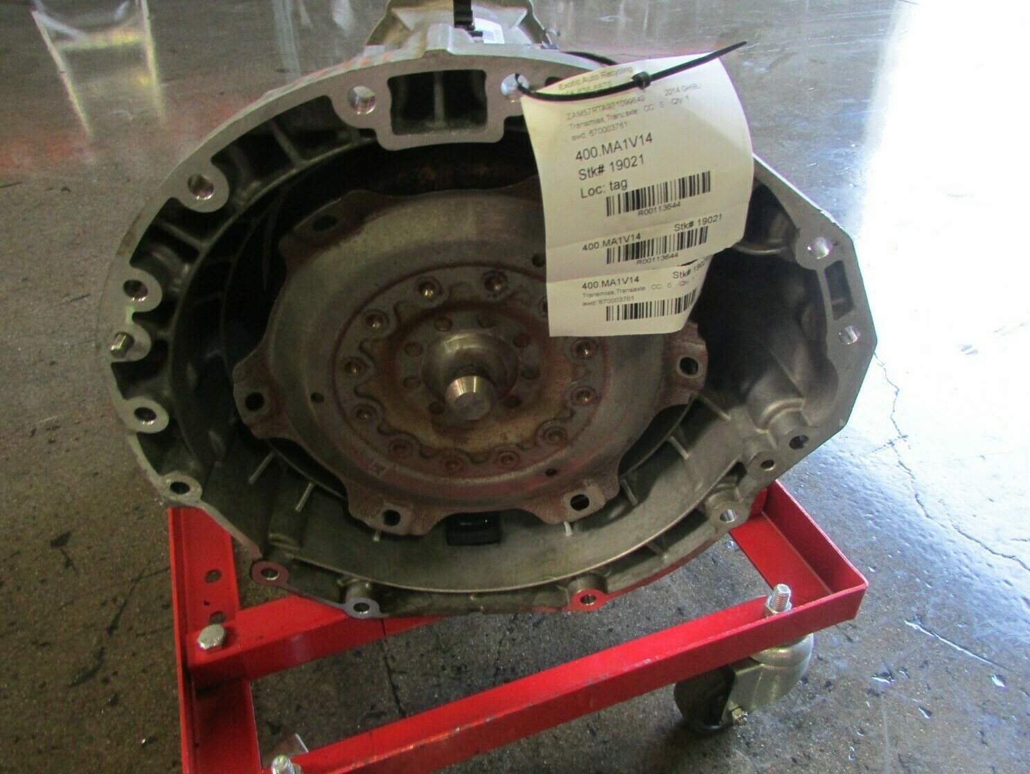 Maserati Ghibli, Transmission Transaxle, Automatic, Used, P/N 670003761